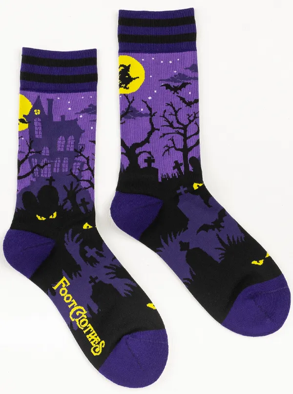 Haunted House Crew Socks