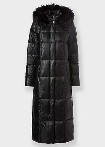 Heine Removable Hood Quilted Coat | Kaleidoscope