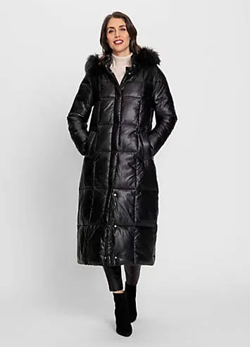 Heine Removable Hood Quilted Coat | Kaleidoscope