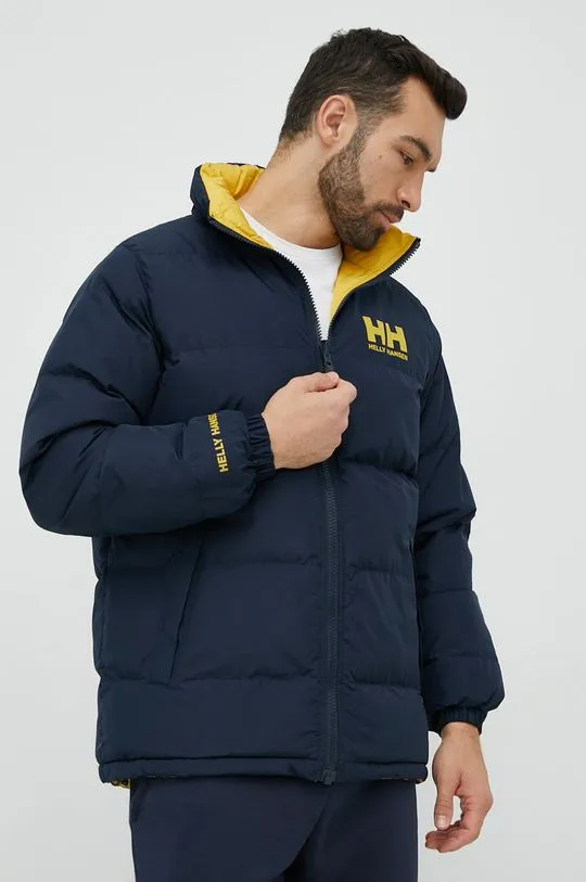 Helly Hansen reversible jacket men's navy blue color