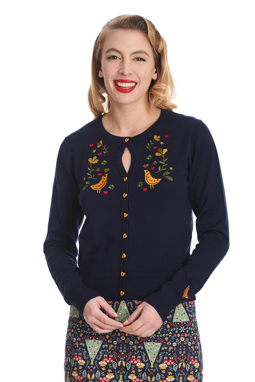 HERITAGE BIRDY CARDIGAN