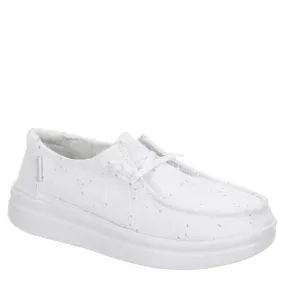 HEYDUDE  WOMENS WENDY RISE SLIP ON SNEAKER