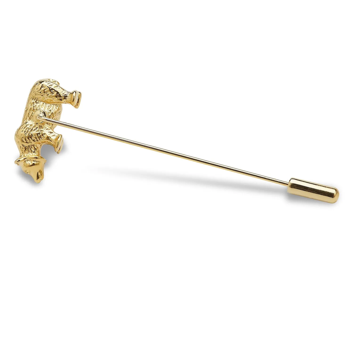 House of Honey Gold Bear Lapel Pin