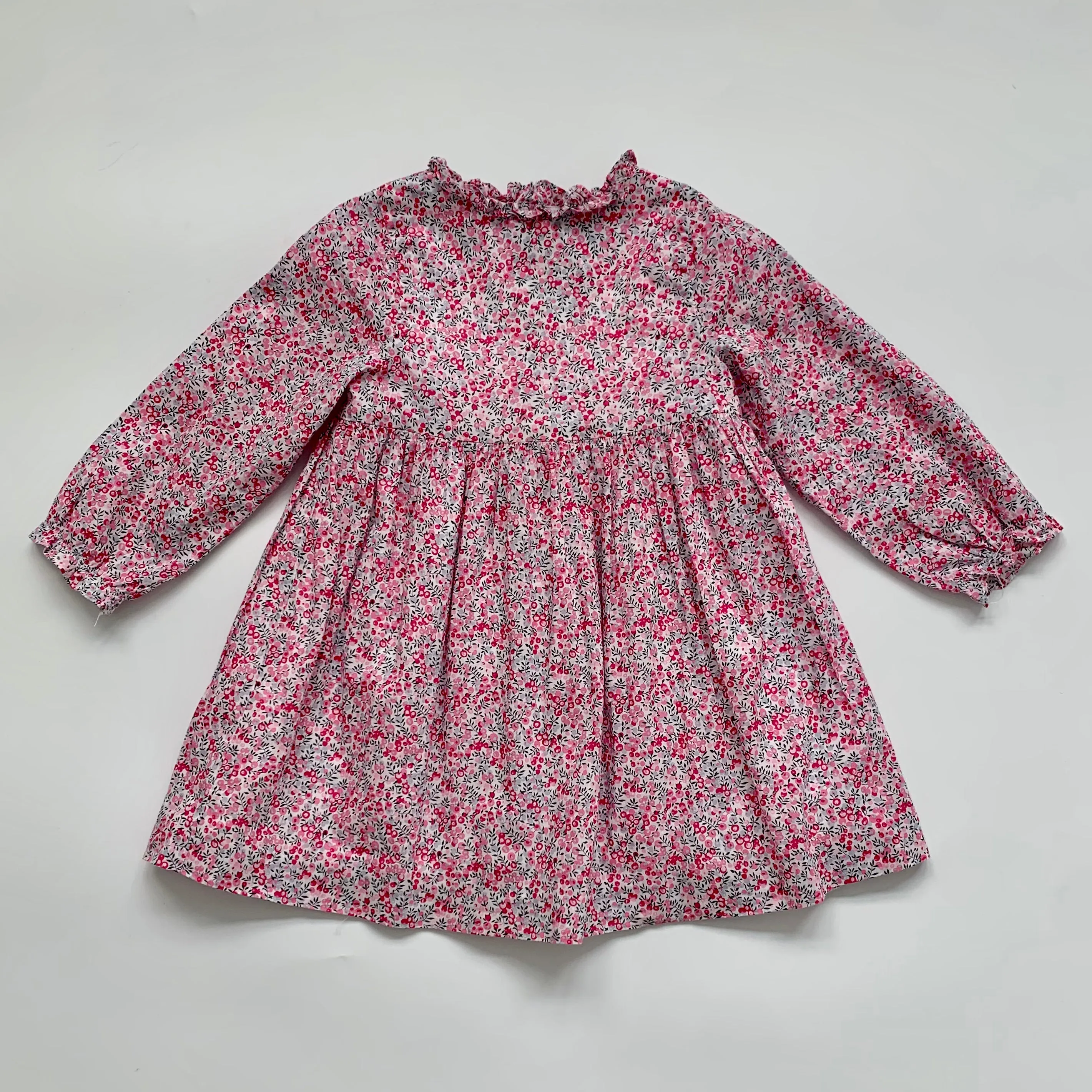 Jacadi Pink Liberty Print Dress: 36 Months