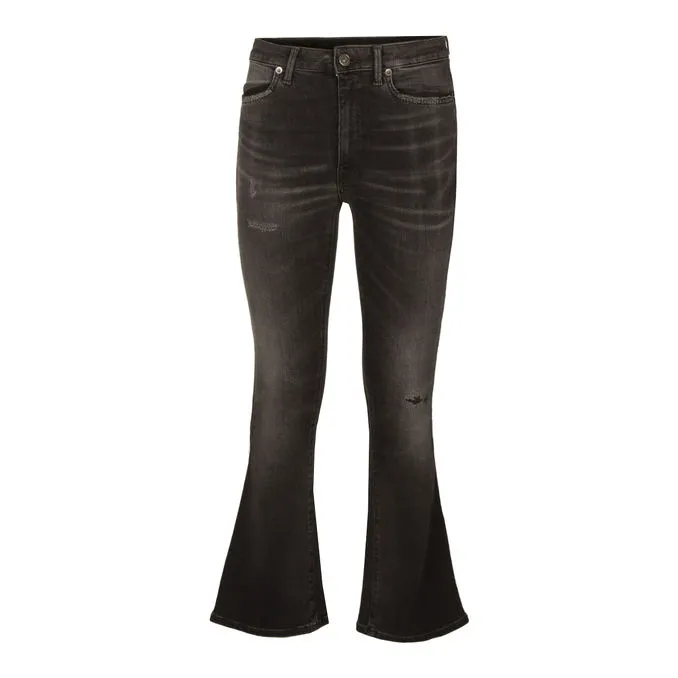 JEANS MANDY A TROMBETTA Woman Black 