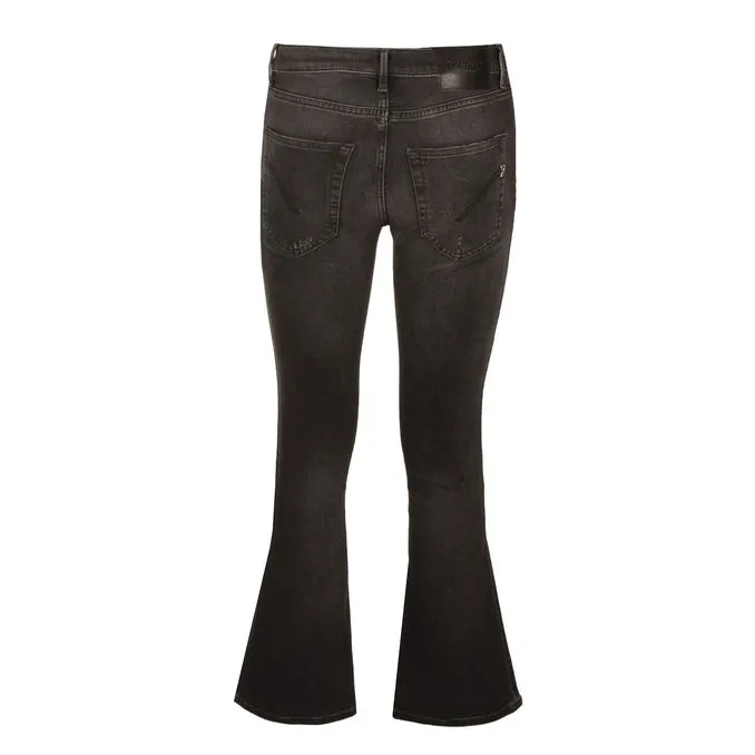 JEANS MANDY A TROMBETTA Woman Black 