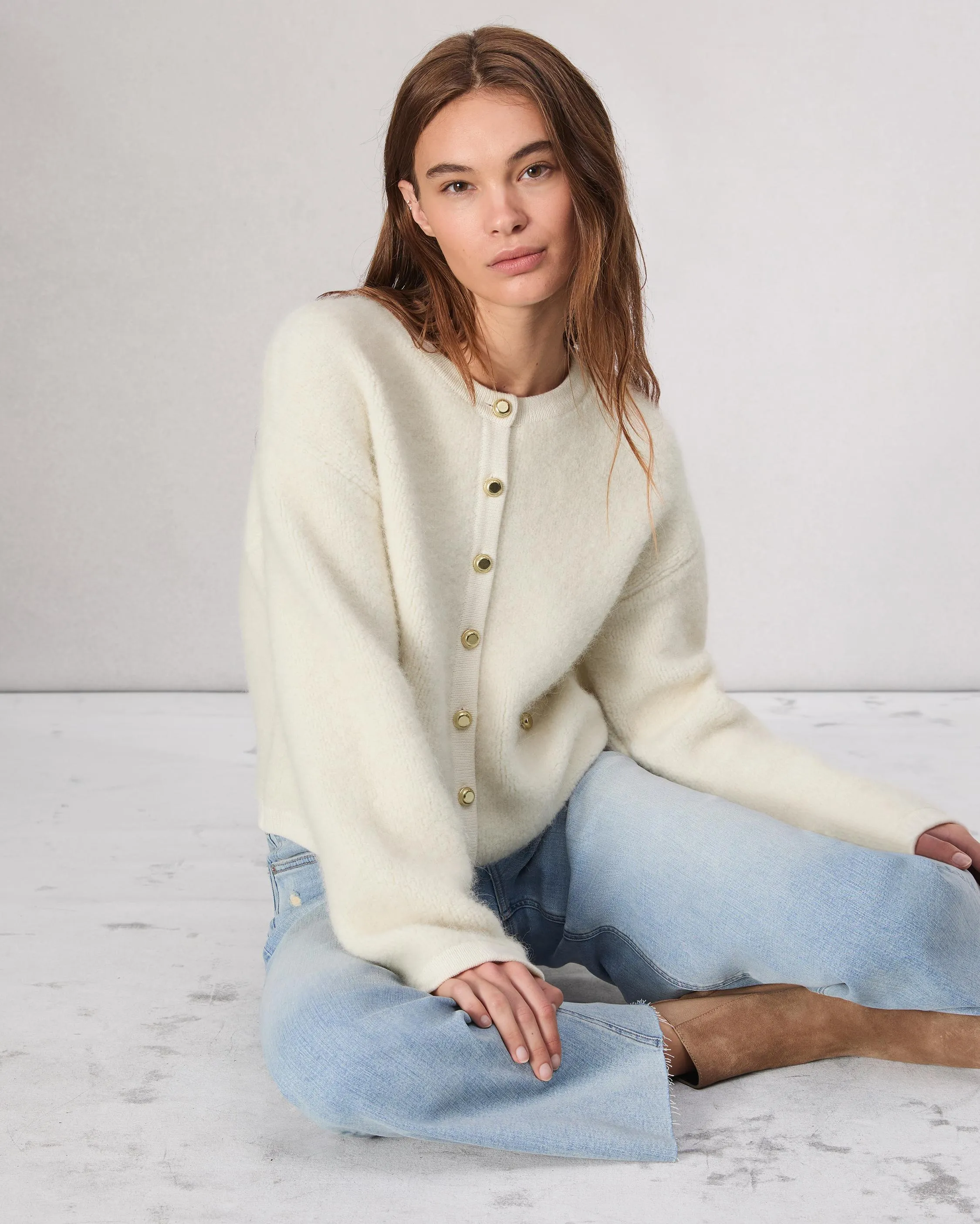 Kaia Boucle Cardigan