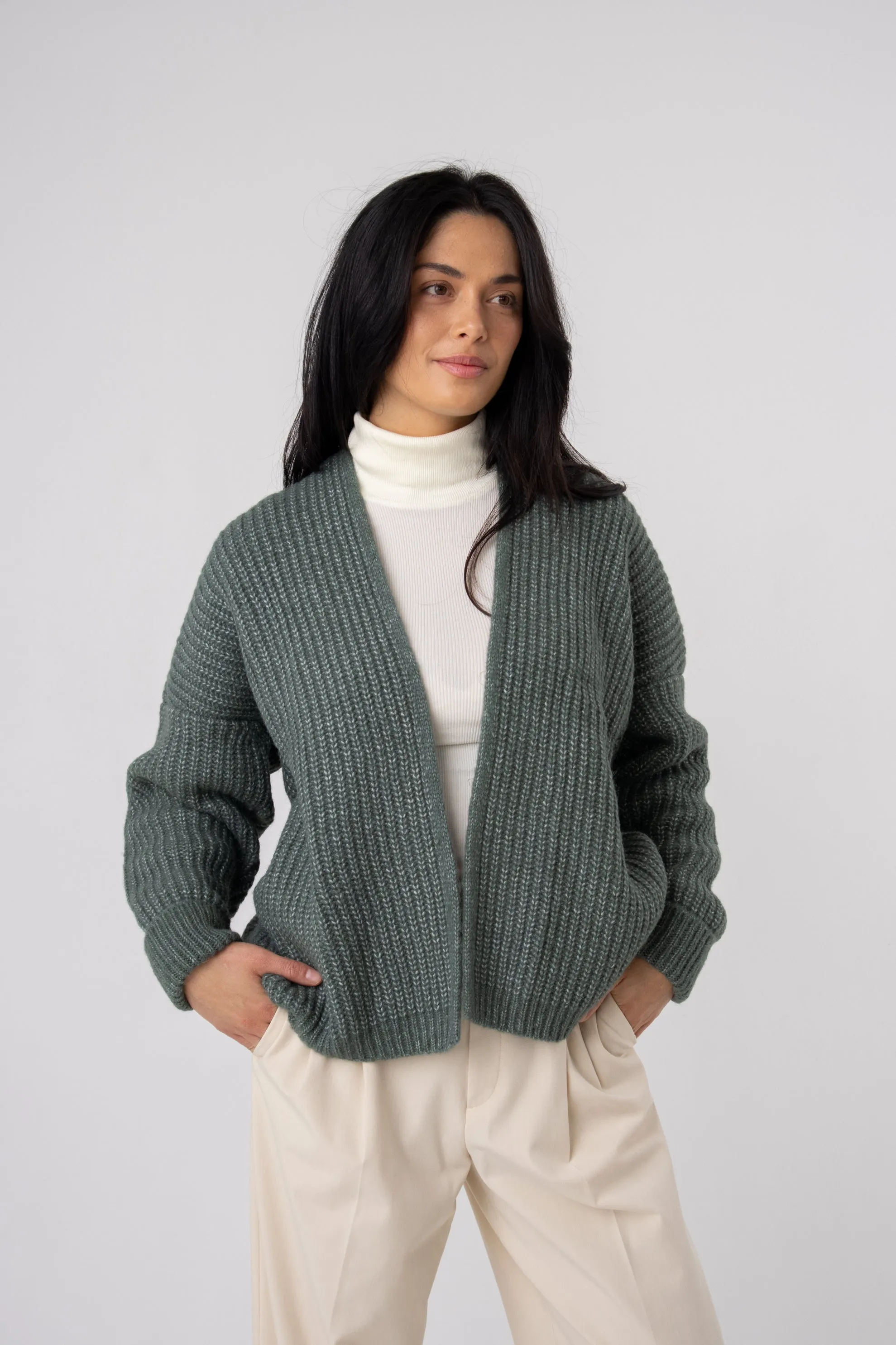 Kea Ribbed Cardigan