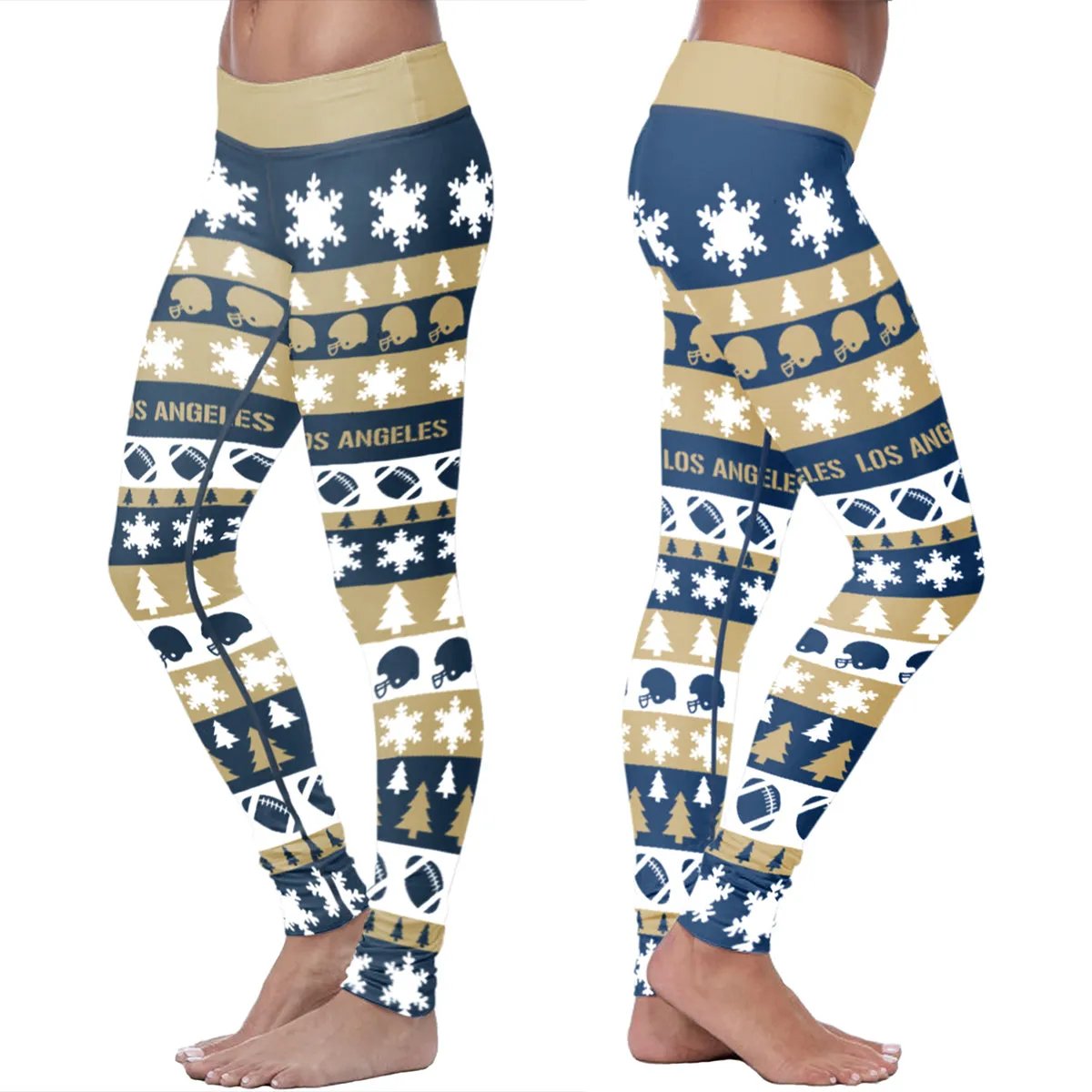 LA RAM Christmas FB Leggings