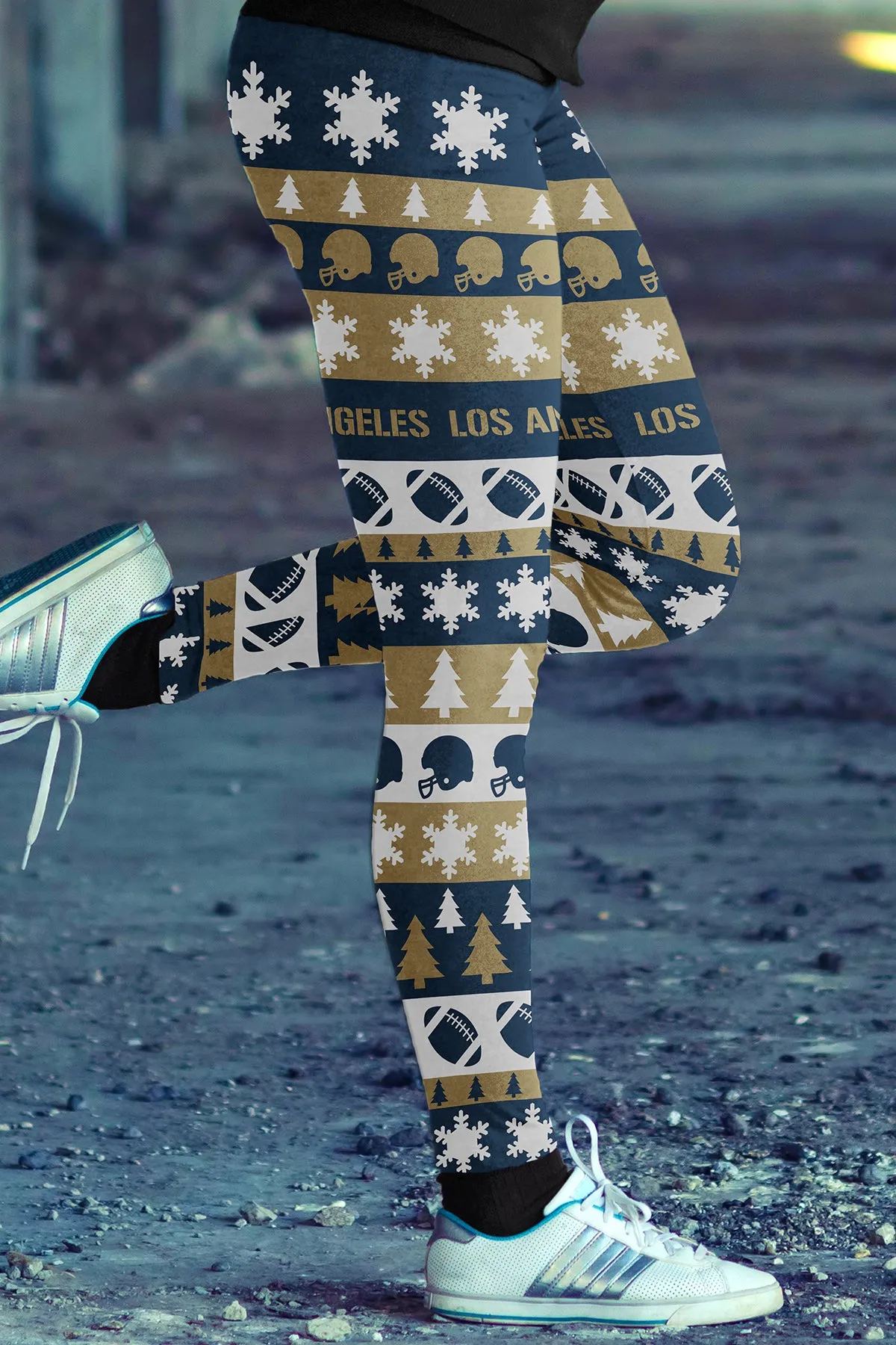 LA RAM Christmas FB Leggings