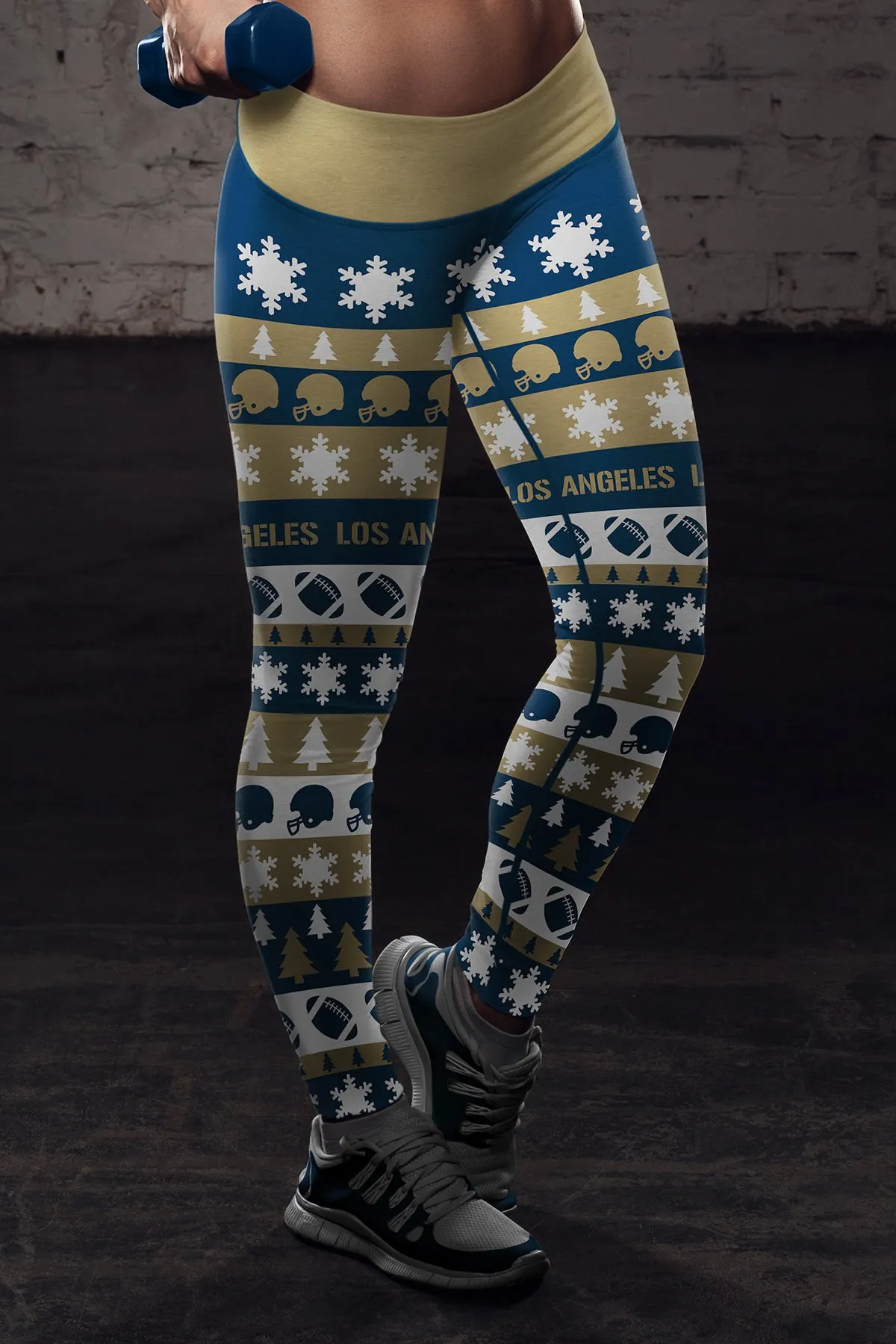 LA RAM Christmas FB Leggings