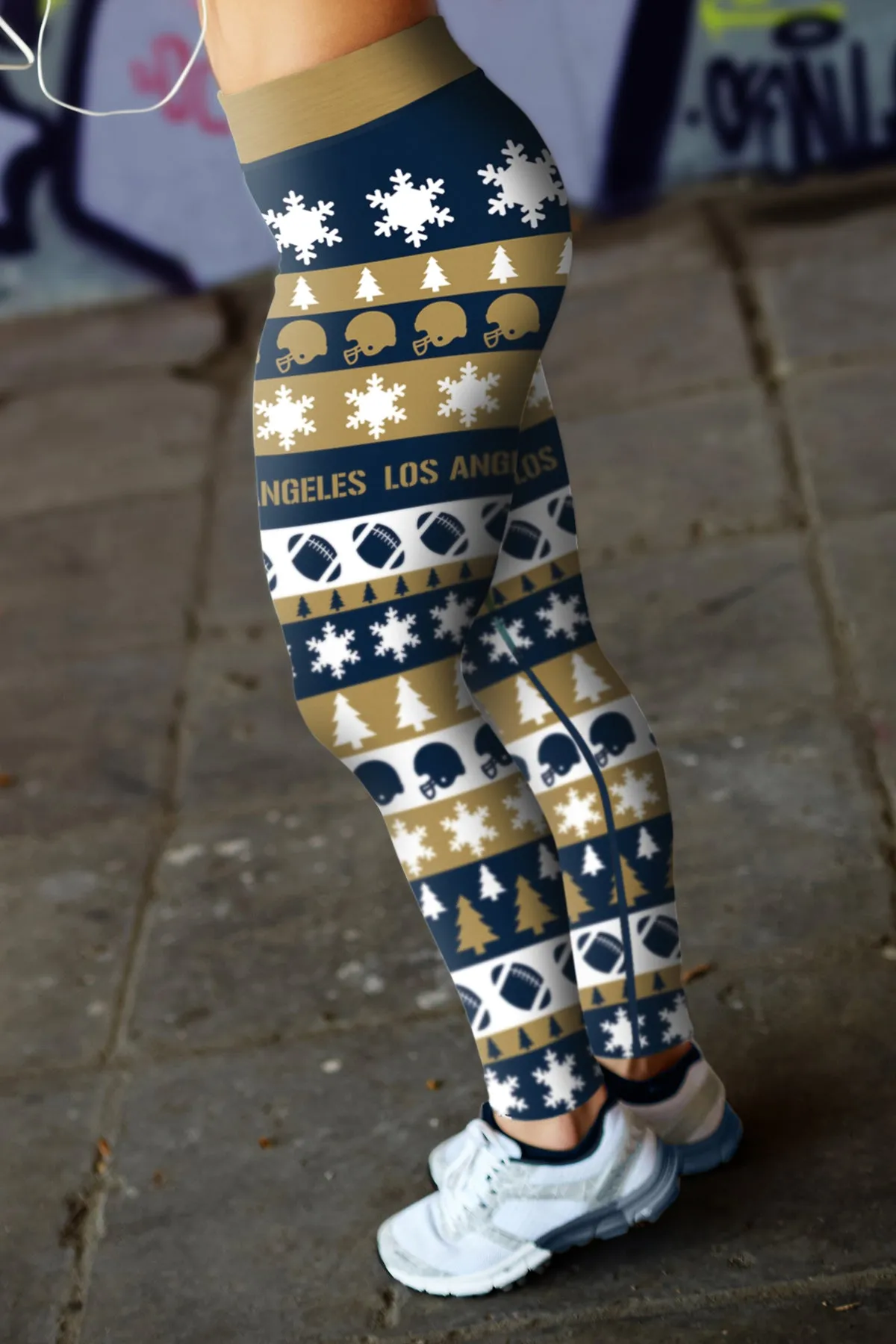 LA RAM Christmas FB Leggings