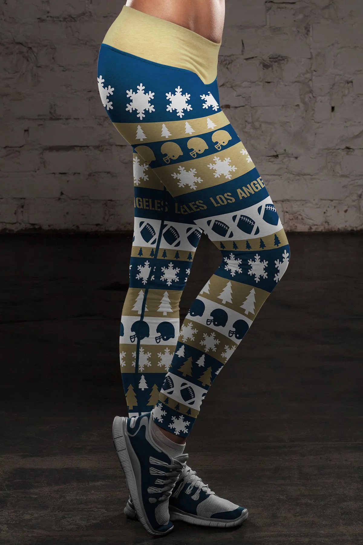 LA RAM Christmas FB Leggings