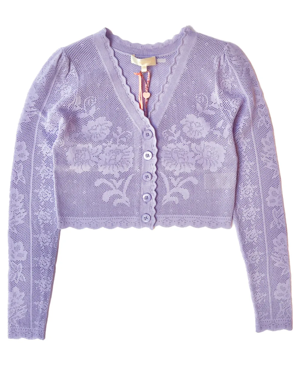 Lavendar Arabesque Cardigan