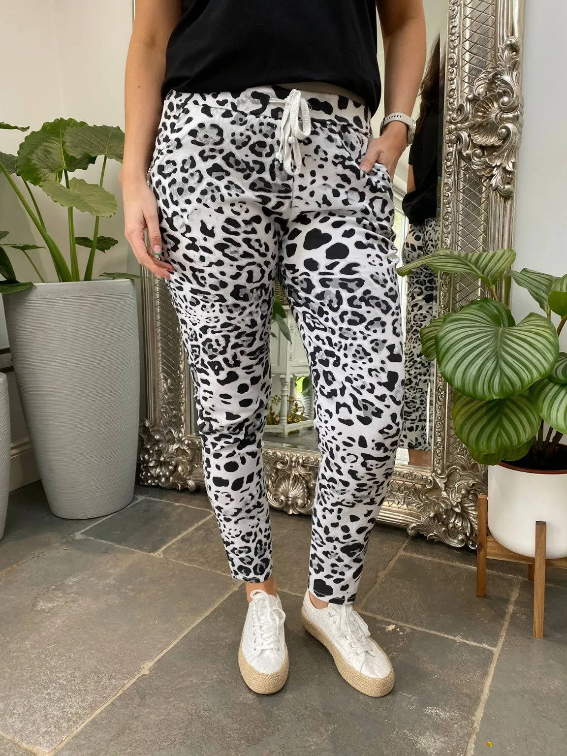 Leopard Magic Cargo Trousers