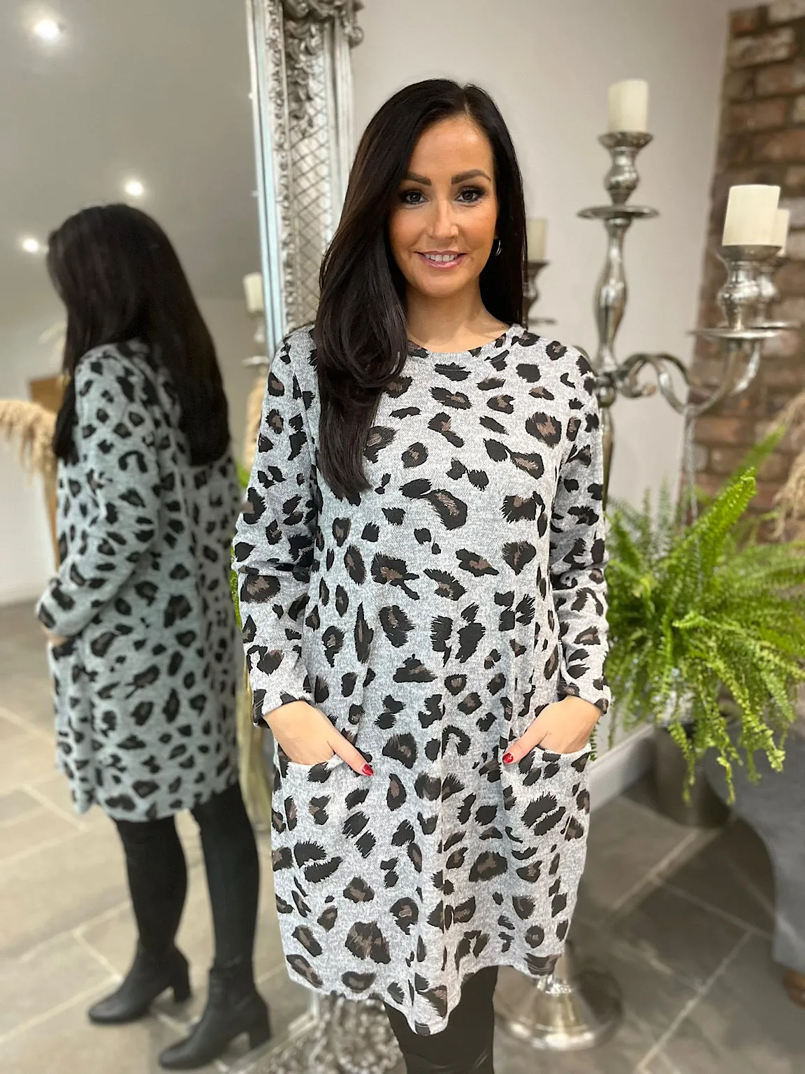 Leopard Pocket Dress Rachel