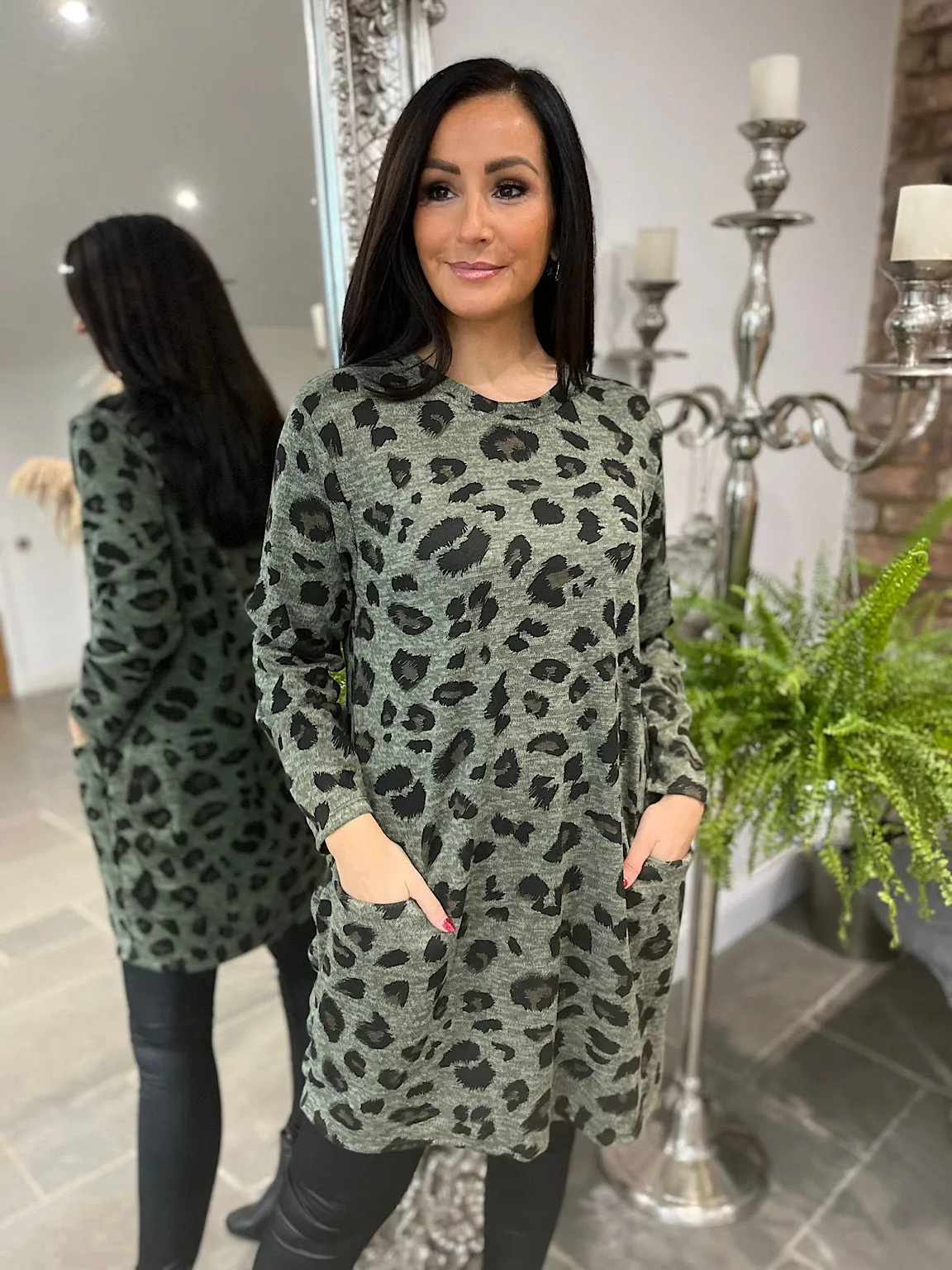 Leopard Pocket Dress Rachel