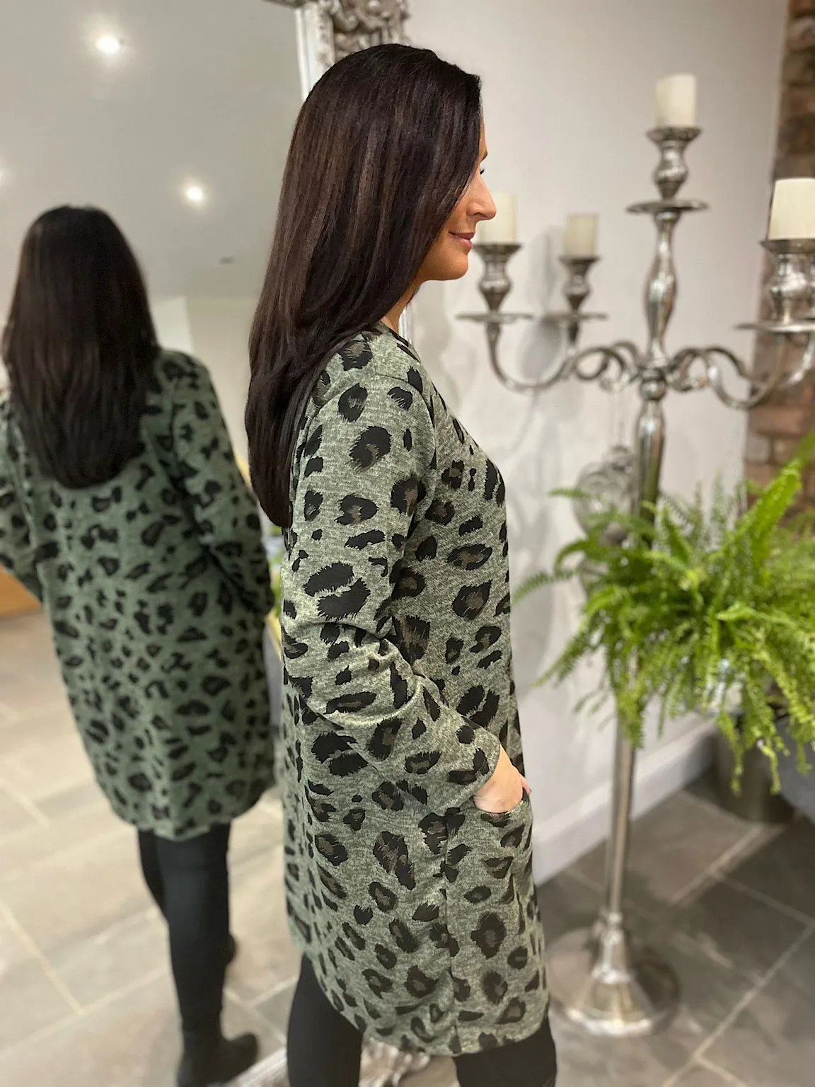 Leopard Pocket Dress Rachel