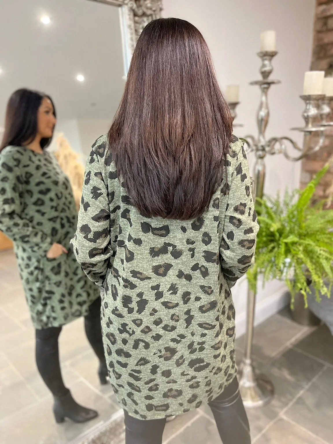 Leopard Pocket Dress Rachel