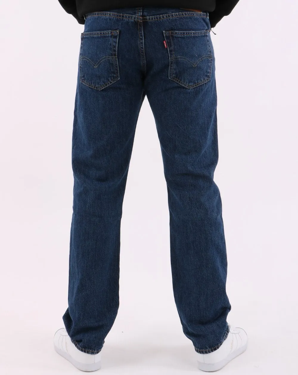 Levis 501 Straight Fit Jeans Stone Wash