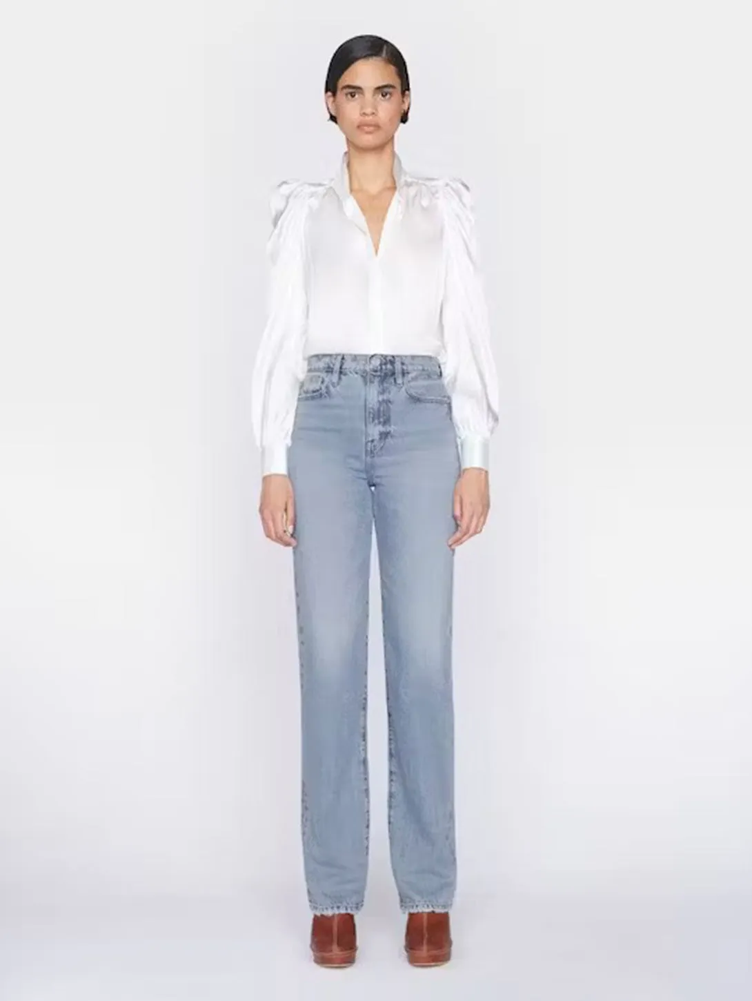 Long Sleeve Gillian Shirt - Off White