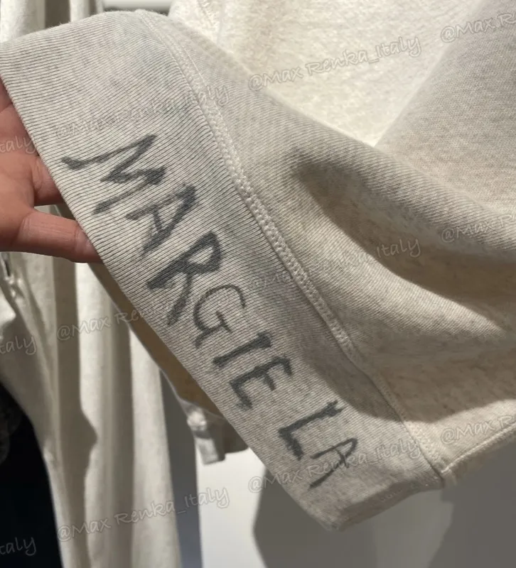 Maison Margiela  |Crew Neck Unisex Street Style Long Sleeves Plain Logo