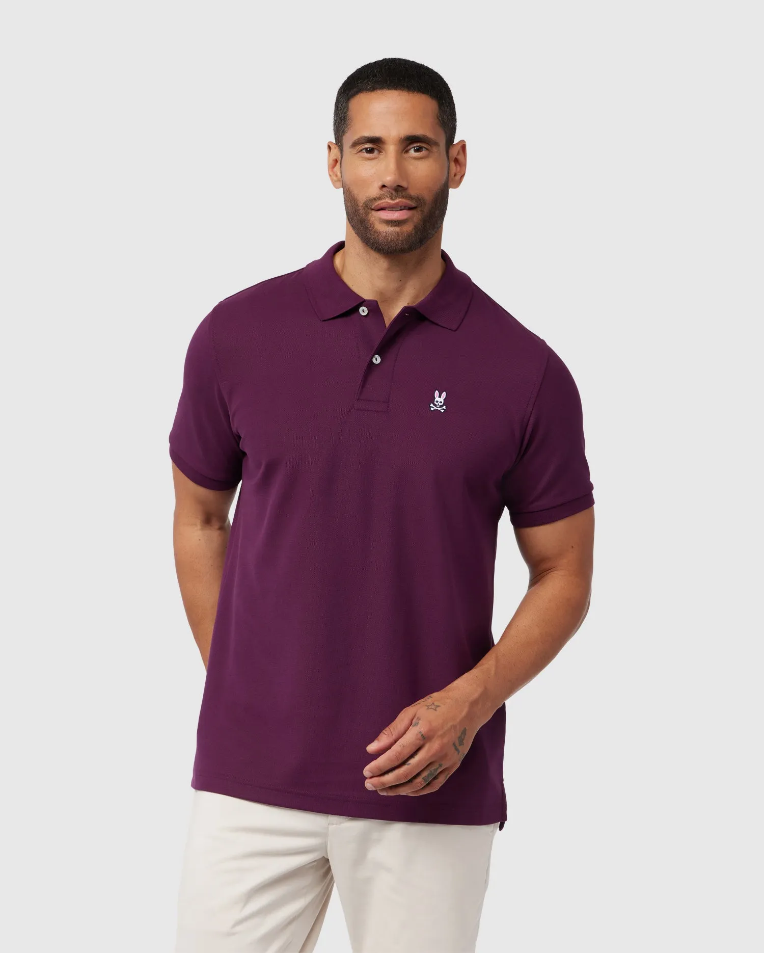 MENS CLASSIC PIQUE POLO - B6K001A2PC