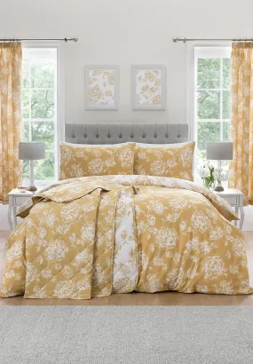 Mimi Bedspread 200cm X 230cm - Gold