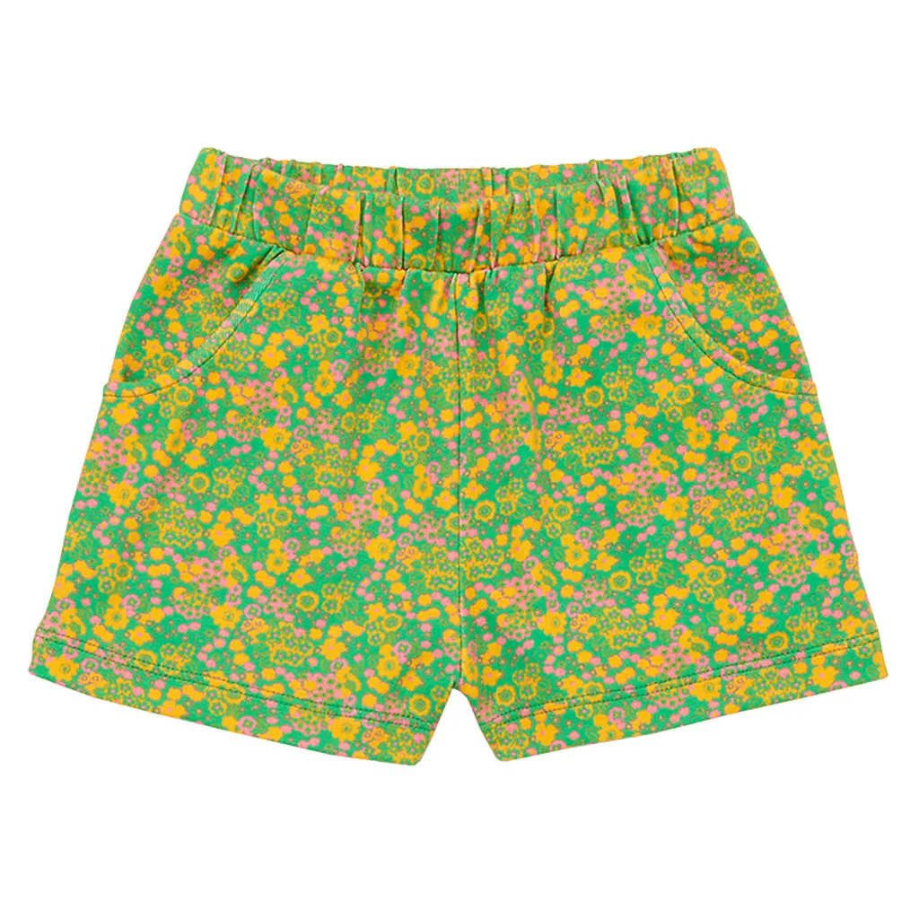 Misha & Puff Child Cycling Shorts Clover Tisbury Garden Green