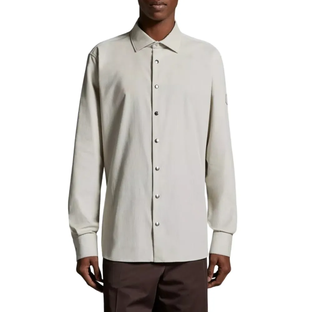 MONCLER  |Corduroy Street Style Long Sleeves Plain