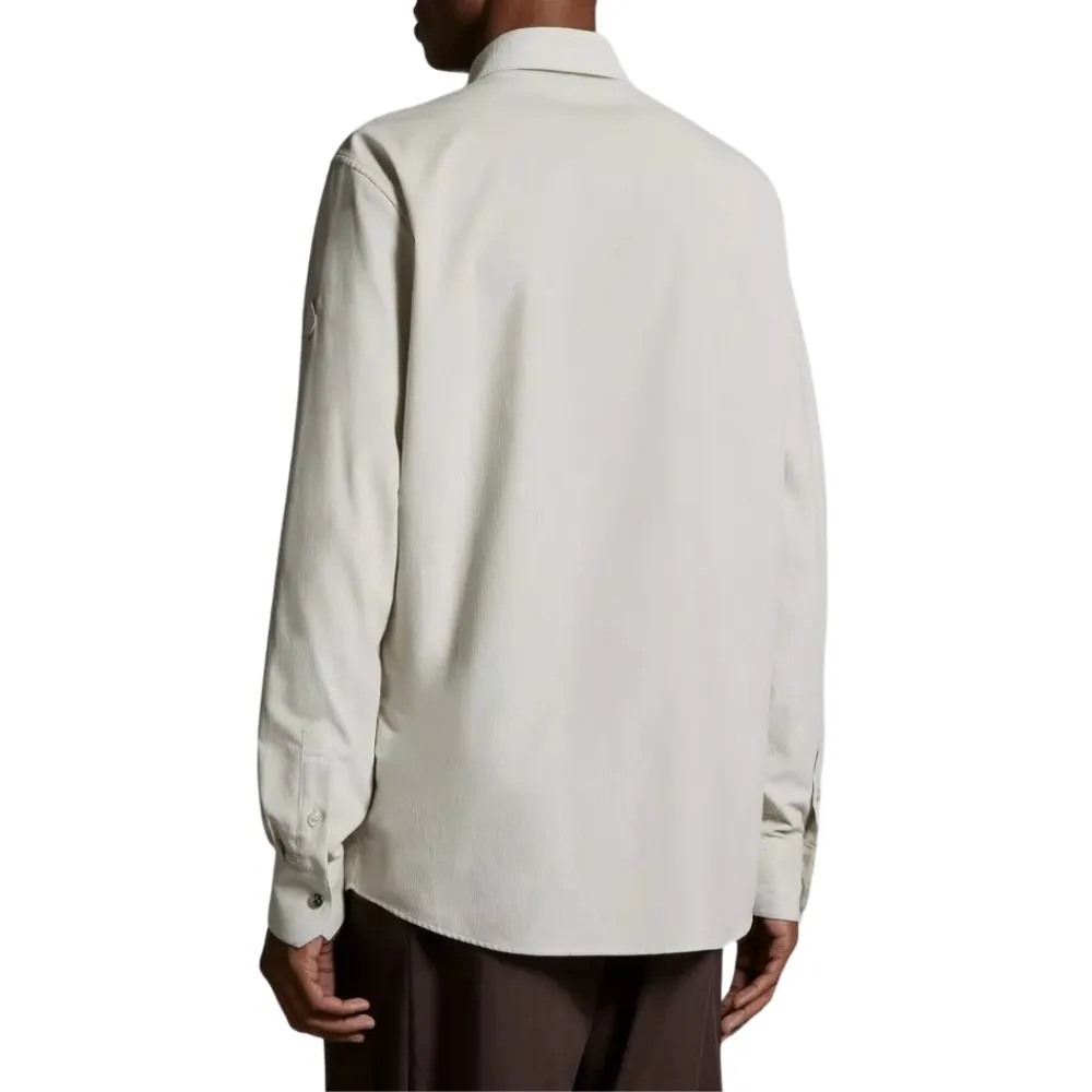 MONCLER  |Corduroy Street Style Long Sleeves Plain