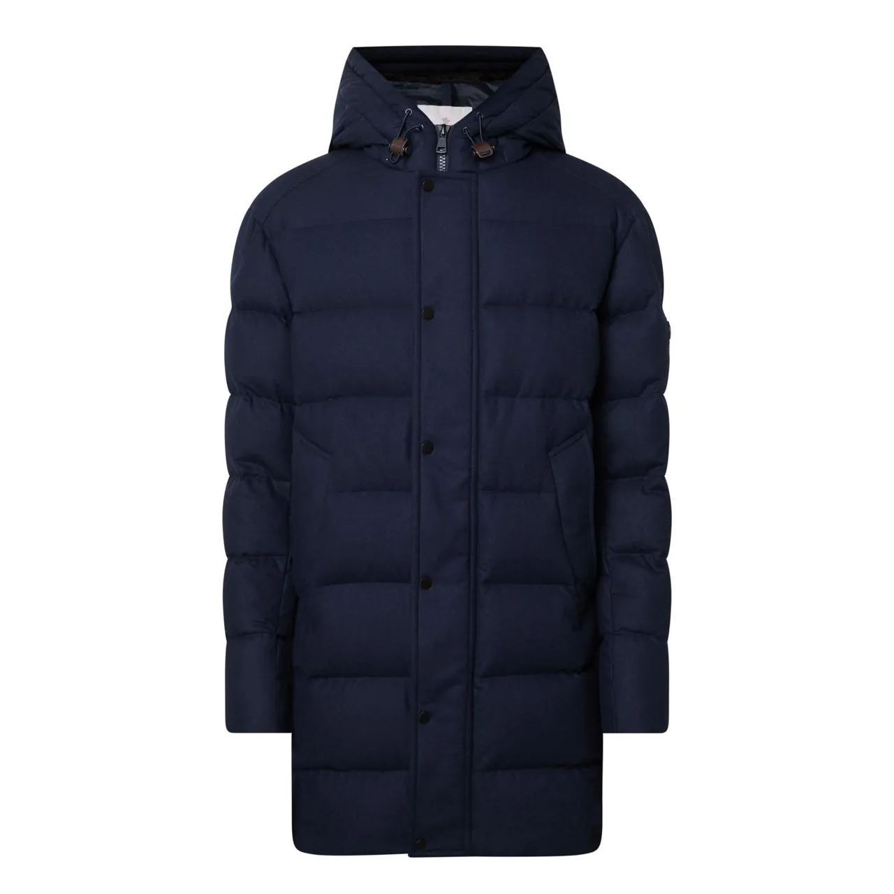 MONCLER Talamini Longline Down Jacket - Navy