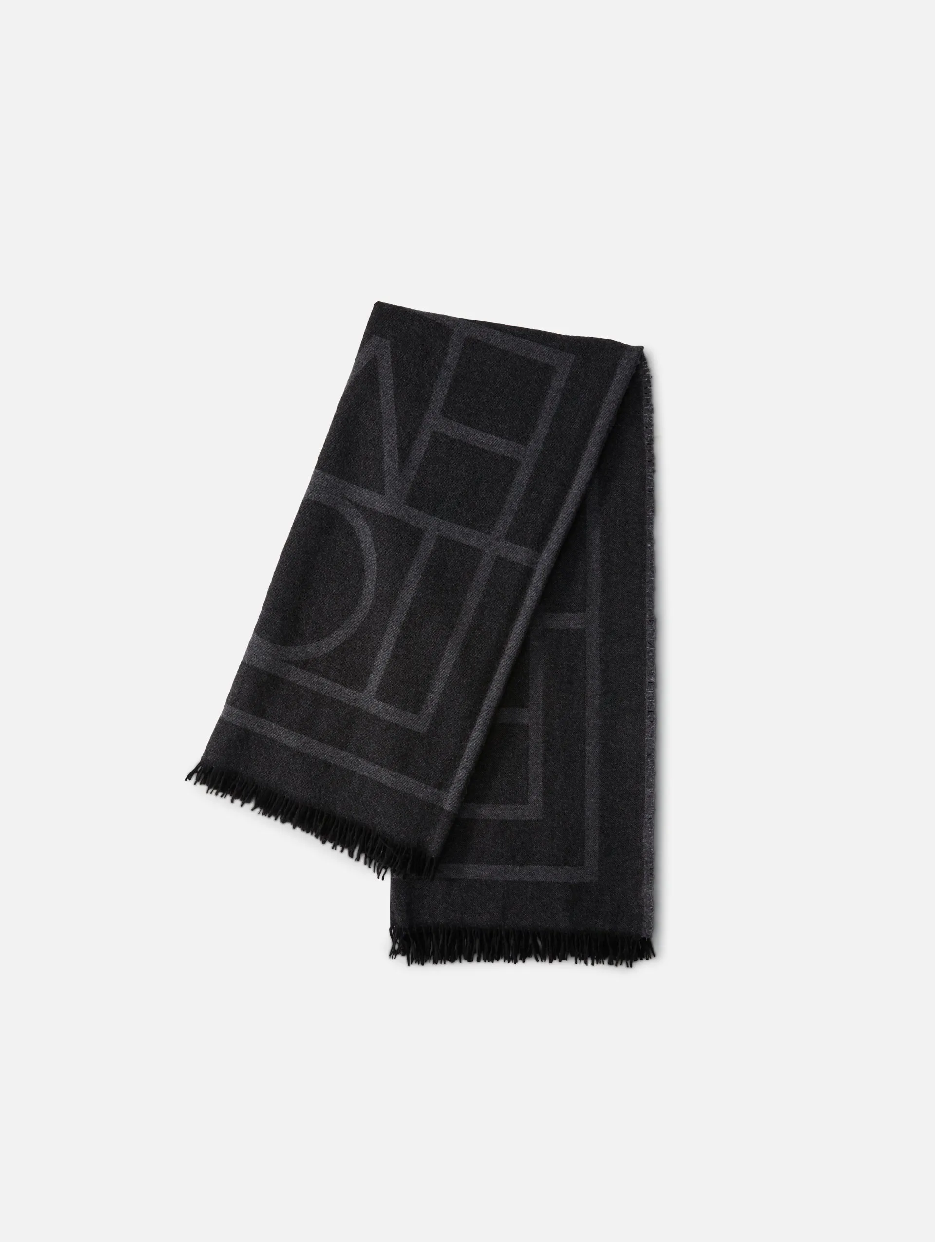 Monogram Wool Cashmere Scarf