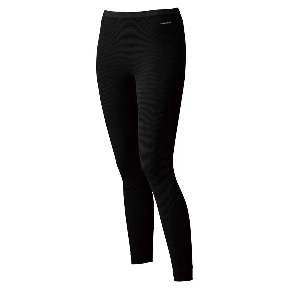 Montbell Base Layer Women's ZEO-LINE Expedition Weight Tights Leggings Black