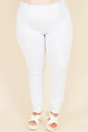 Never Doubted You Leggings, White