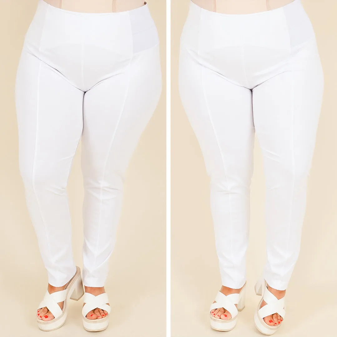 Never Doubted You Leggings, White