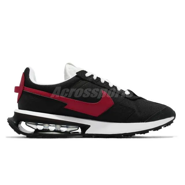 Nike air max pre-day black red white men casual lifestyle shoes dh4638-001