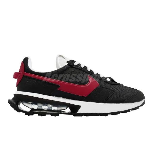 Nike air max pre-day black red white men casual lifestyle shoes dh4638-001