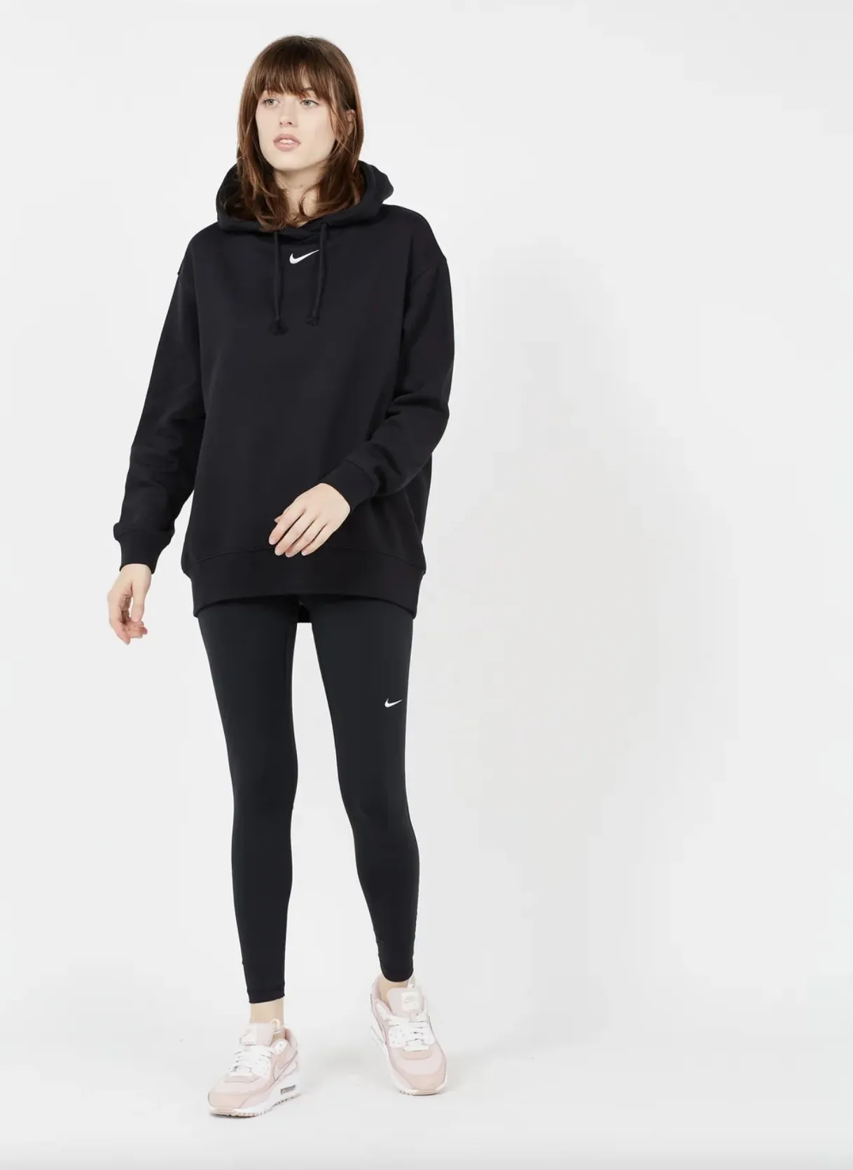 Nike  |Unisex Sweat Street Style Long Sleeves Plain Cotton Medium