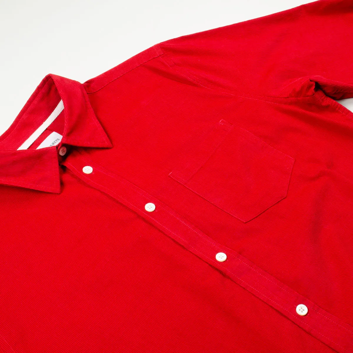 Norse Projects - Osvald Corduroy Shirt - Askja Red