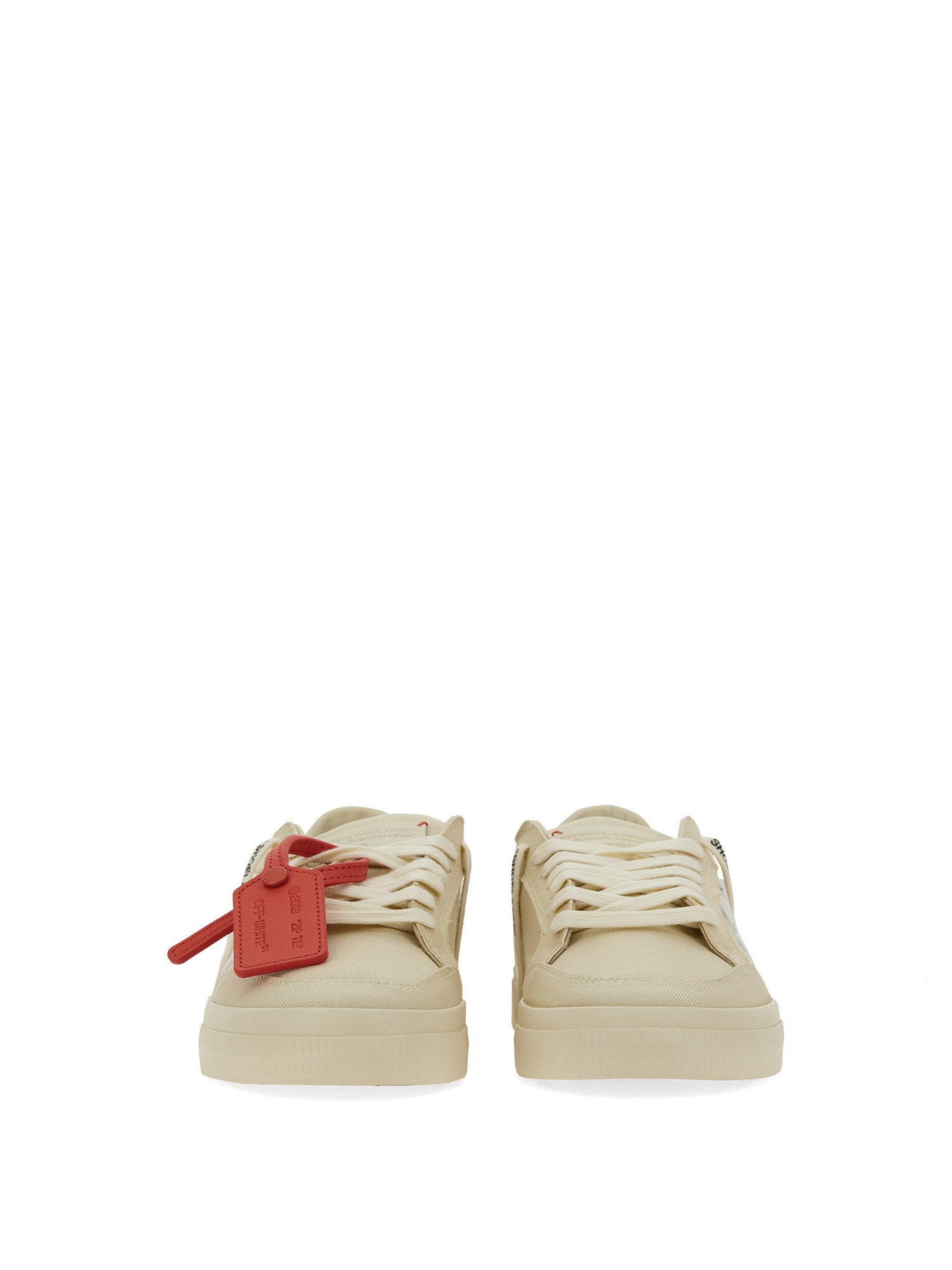 OFF-WHITE    NEW VULCANIZED COTTON CANVAS LOW TOP SNEAKER