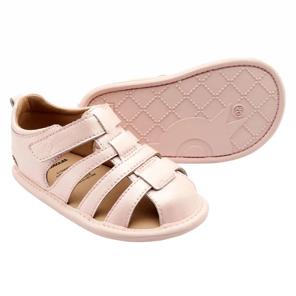 Old Soles Baby Little Surf Sandals Pearlescent Dahlia Pink