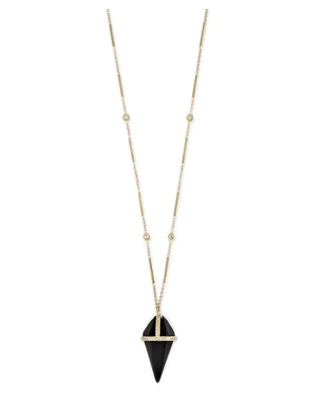 ONYX PENDULUM NECKLACE