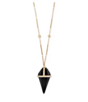 ONYX PENDULUM NECKLACE