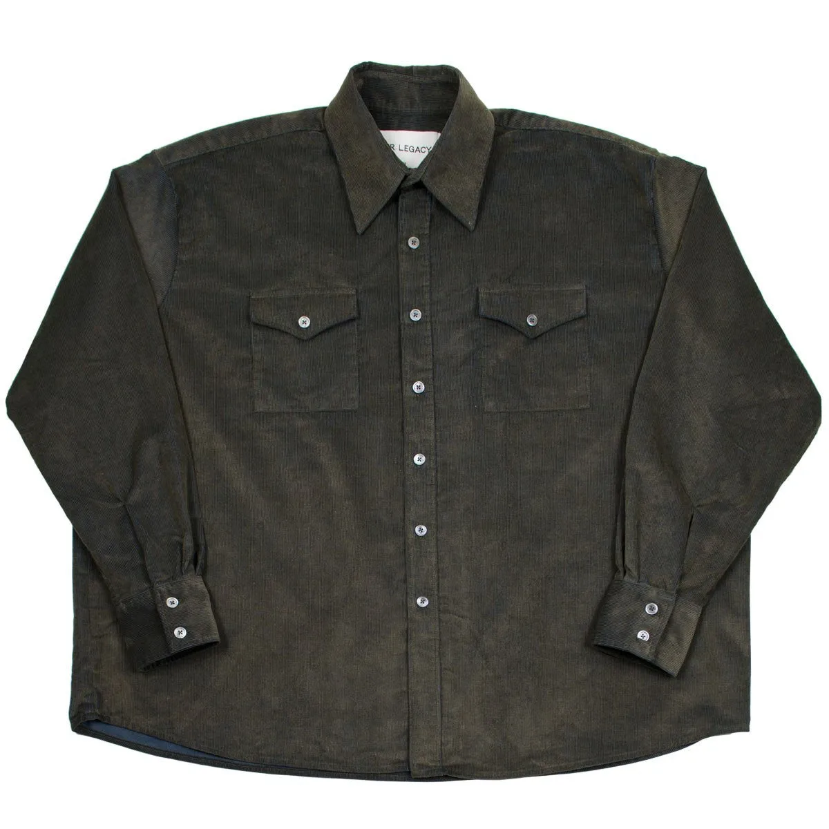 Our Legacy SPLASH - Overshirt - Sludge Olive Corduroy