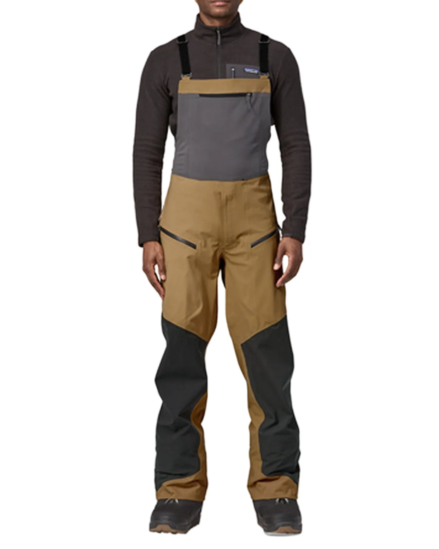 Patagonia Snowdrifter Bib - Grayling Brown