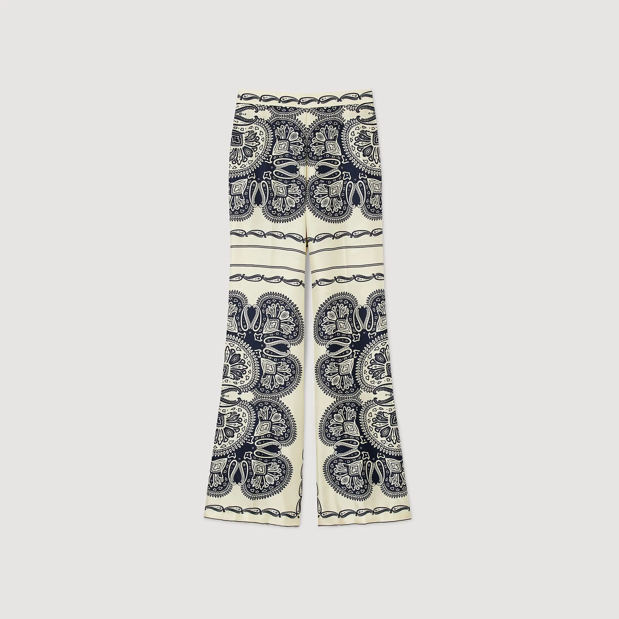 Patterned Floaty Trousers