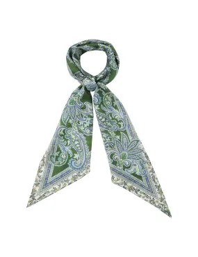 Printed Silk Neck Scarf