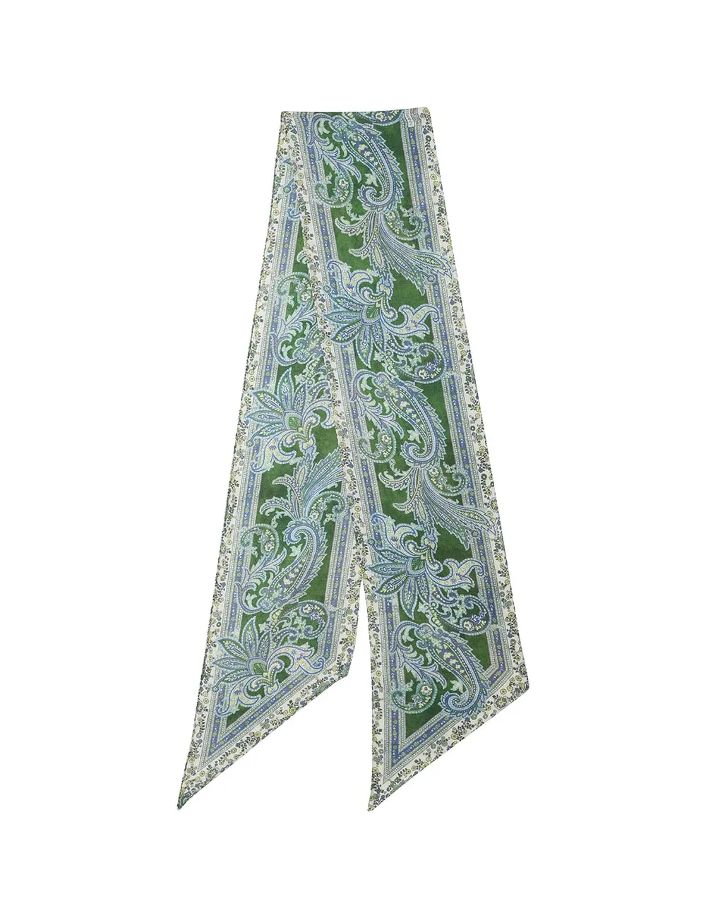 Printed Silk Neck Scarf