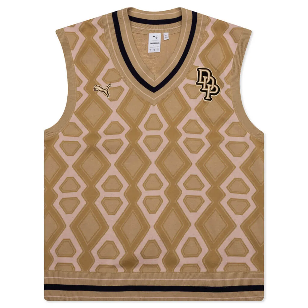 Puma x Dapper Dan Knitted Vest - Ginger Root